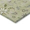 Homeroots 8' X 10' Artichoke Green Gray And Brown Floral Washable Indoor Outdoor Area Rug 597791 - alternate 6