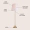 Jonathan Y Amelia 63" Metal LED Floor Lamp, Brass JYL3001A - alternate 5