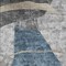 Homeroots 8' X 10' Blue Gray And Charcoal Abstract Washable Indoor Outdoor Area Rug 587575 - alternate 7