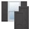 Ekena Millwork True Fit PVC Center Circle Arts & Crafts Fixed Mount Shutters, Shadow Mountain, 18W x 42H, PR TFP001AC18X042SM - alternate 1