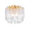 Corbett Lighting Varenna 3 Light Semi Flush in Vintage Gold Leaf 502-20-VGL - alternate 1