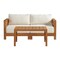 Alaterre Furniture Barton Weather-Resistant Set of 2 Outdoor Patio Furniture Set, 2-Seat Outdoor Couch, Coffee Table 80-OUTD-WD-2SOFA-S1 - alternate 1
