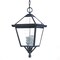 Homeroots Three Light Bronze Glass Hanging Lantern Light 398019 - alternate 1