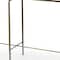 Homeroots 49" White and Brass Genuine Marble and Iron Distressed Six Leg Console Table 380223 - alternate 5