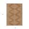Homeroots 8' X 10' Copper And Beige Geometric Washable Indoor Outdoor Area Rug 598613 - alternate 8