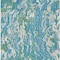 Homeroots 9' X 12' Teal Blue Ivory And Green Abstract Washable Indoor Outdoor Area Rug 600322 - alternate 6