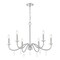 Z-Lite Toussant  Brushed Nickel 6 Light Chandelier 6103-32BN - alternate 4