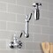 Kingston Brass Wall Mount Pot Filler Faucet, Polished Chrome KS2101RX - alternate 4