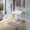 Whitehaus Collection Britannia Large Rectangular Sink Console with Front towel Bar and No Hole Drill B-U90-DUCG1-A09 - alternate 4