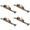Mytee Products 4PK 2'x16ft E-Track Ratchet Tie-Down Straps w/Manual Rocker Winder 4500lbs BS, 4PK ETK-RS216RWx4 - alternate 1