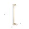 Homeroots 68" Brass Arched Floor Lamp With White No Pattern Frosted Glass Dome Shade 523544 - alternate 8