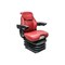Uni Pro 1061 Air Suspension Seat, 12-Volt, Red Vinyl 8553 - alternate 7