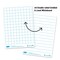 Show-Me Bulk Box of 100 x Lined/Gridded Double Sided 8" x 12" Lapboards, with Pens, Erasers, Cleaner, 100PK B/GLBX - alternate 6