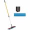 Rubbermaid Commercial 19.5 in x 5.5 in Flat Mop Pad, Blue, Microfiber 2132426 - alternate 1