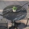 Flash Furniture Commercial 31.25" Round HPL Wrapped All-Weather Tabletop in Black Faux Marble ST-RD800C-1-M-3A-M-BLK-MAR-GG - alternate 8