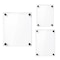 Azar Displays Floating Gallery Wall Frame Set, 1 Black Standoff Hardware, 8 x 10, 11 x 14 & 16 x 20, 3-Piece Set 105722-BLK - alternate 6
