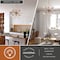 Vaxcel Estelle 16-Light 36 in W Brass Gold Mid-Century Modern Sputnik Pendant Ceiling Fixture P0344R - alternate 6