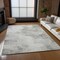 Homeroots 8' X 10' Silver Gray And Ivory Abstract Washable Indoor Outdoor Area Rug 577628 - alternate 7