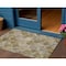 Homeroots 3' X 5' Taupe Beige And Gray Abstract Washable Indoor Outdoor Area Rug 577685 - alternate 1