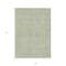 Homeroots 9' X 12' Mint Green Geometric Washable Indoor Outdoor Area Rug 607492 - alternate 5