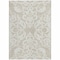 Homeroots 8' X 10' Beige And Ivory Damask Washable Indoor Outdoor Area Rug 614404 - alternate 6