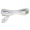 Powerzone SPT-2 Extension Cord, 16 AWG, Indoor, 16/2, 3 Outlets, White, 15 ft OR660615 - alternate 2