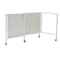 Homeroots 47" White Writing Desk 400743 - alternate 8