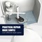 Highcraft Toilet Tank Flush Lever with 45 Degree Angle, Cut-to-size Arm Chrome Flush Handle Fits Most Toilets US53-39D - alternate 5