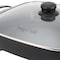 Megachef 11.81 Inch Electric Skillet with Non-Stick Coating in Black MCS-3030B - alternate 5