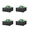 Gardenised Raised Garden Bed Screwless Planter Bed, set of 4 QI003892.NL.4 - alternate 1