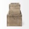 Homeroots 16" Natural and Brown Solid Wood Box 392590 - alternate 7