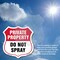 Signmission Private Property Shield Sign Do Not Spra, 4 inch X 4 inch, Vinyl Decal, 2PK SHI-D-2PACK-4-449 - alternate 5