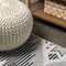 Jonathan Y Sumak High-Low Pile Neutral Diamond Kilim Gray/White/Black 2 ft. x 10 ft. Indoor/Outdoor Runner Rug SBH107B-210 - alternate 5