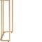 Homeroots 48" White and Gold Writing Desk 491483 - alternate 6