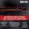 Recon Truck Accessories 49IN TAILGATE BAR W/ AMBER SCANNING LED TURN SIGNALS & RED L.E.D. BRAKE 26415X - alternate 7