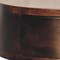 Homeroots 16" Walnut Solid Wood Round One Drawer Floating Nightstand 722580 - alternate 3