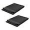 Mytee Products 6 ftx8 ft Heavy Duty BLACK 18oz Vinyl Utility Tarp Waterproof, Multipurpose, Cars, Boats 2PK VT18-6x8-BLKx2 - alternate 1