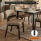 Leisuremod Teres Leather Dining Chair, Steel Legs & Poplar Wood Core, 4PK TC19TP4 - alternate 6