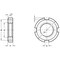 J.W. Winco Bearing Locknuts KM-9 - alternate 2