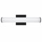 Euri Lighting Residential LED CA Compliant 24-Watt 2ft. Vanity Light Bar 5 Color Selectable Dimmable - Black EIN-VL22BK-2000e - alternate 2