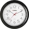 Lorell CLOCK, WALL, QUARTZ, 13.25", BK LLR60989 - alternate 1