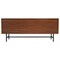 Leisuremod Rochester Rectangular TV Stand with Enclosed Storage and Powder Coated Iron Legs, Walnut RTS60NW - alternate 7