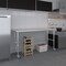 Amgood 24in D x 72in L Stainless Steel Open Base Table, 3in Casters AMG WT-2472-RCB-WHEELS-Z - alternate 6