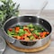 Oster Modessa 4.5 Quart Nonstick Triply Stainless Steel Saute Pan with Honeycomb Design in Silver 143060.02 - alternate 4