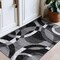 World Rug Gallery Contemporary Abstract Circles Soft Area Rug 2 ft 7 in x 4 ft Gray 105GRAY27X4 - alternate 1
