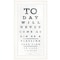 Homeroots Eye Chart I 2 White Framed Print Wall Art 407446 - alternate 1