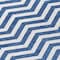 Homeroots 9' X 12' Navy Blue And Ivory Chevron Washable Indoor Outdoor Area Rug 595329 - alternate 7