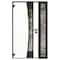 Vdomdoors Aluminum Door Cynex 6116 Black Entry Steel Metal Modern Painted W36+12xH80 Right Inswing CYNEX6116EXD-OAK-W36+12xH80-RH-I - alternate 5