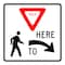 Sign Solutions Usa Traffic Sign, 36 in Width, Aluminum Sign, Square DUS10DWT3636R1-5R - alternate 1