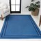Jonathan Y Sloane Classic 2-Stripe Border Non-Slip Machine-Washable Blue/Navy 8 ft. x 10 ft. Area Rug WSH125E-8 - alternate 5